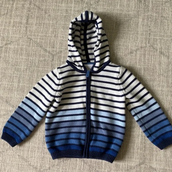 The Little White Company zip up cardigan - Picture 1 of 3